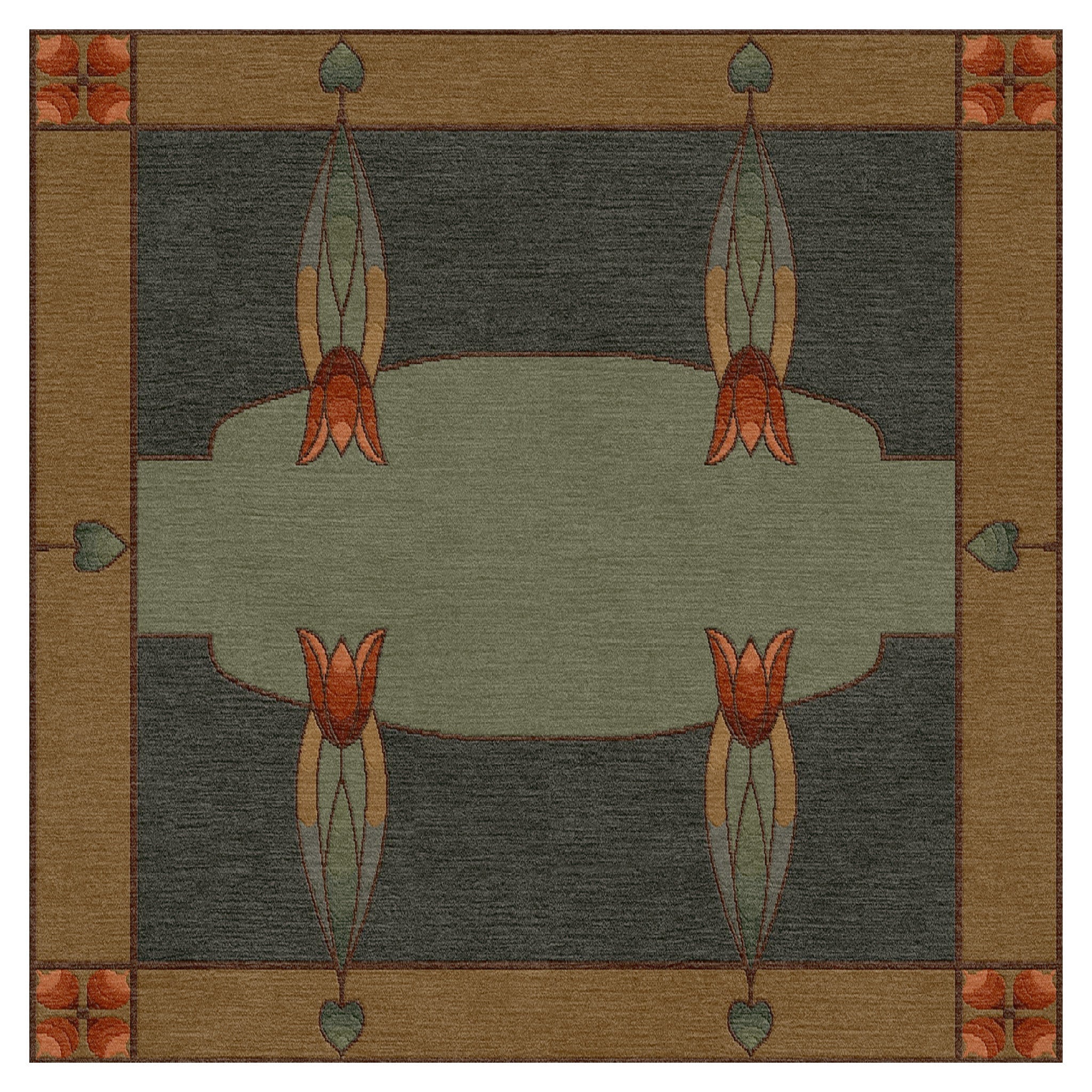 Monterey Mist Stickley  Wool Rug
