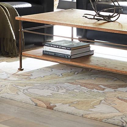 William Morris Acanthus Stickley  Wool Rug