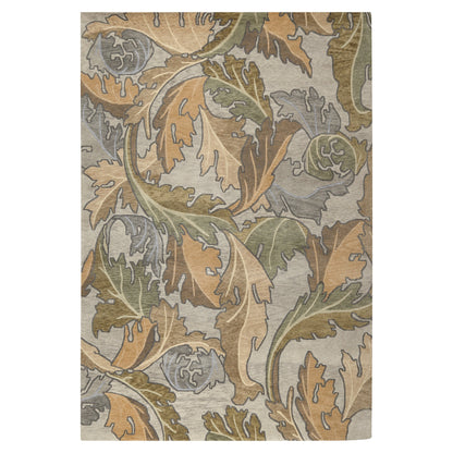 William Morris Acanthus Stickley  Wool Rug