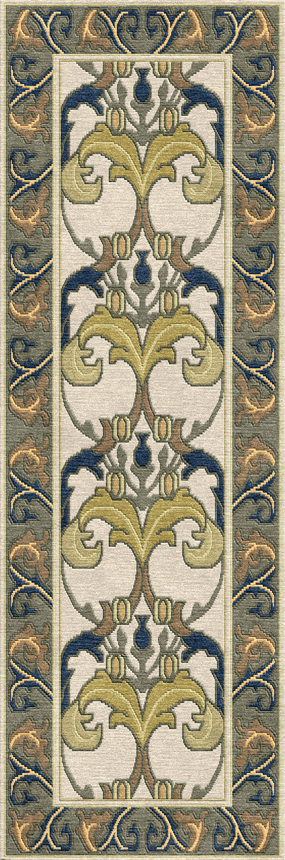 Voysey Botanical Stickley  Wool Rug