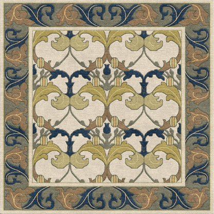 Voysey Botanical Stickley  Wool Rug