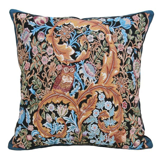 William Morris Owl and Pigeon Pillow