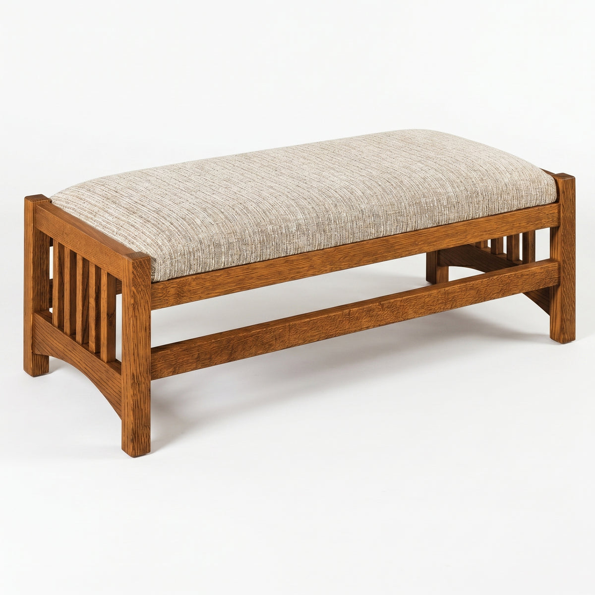 Prairie Spindle Long Ottoman
