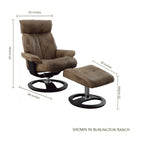 Santa Monica Chair with Ottoman