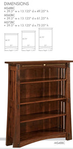 Mesa Ginkgo Inlay Bookcase