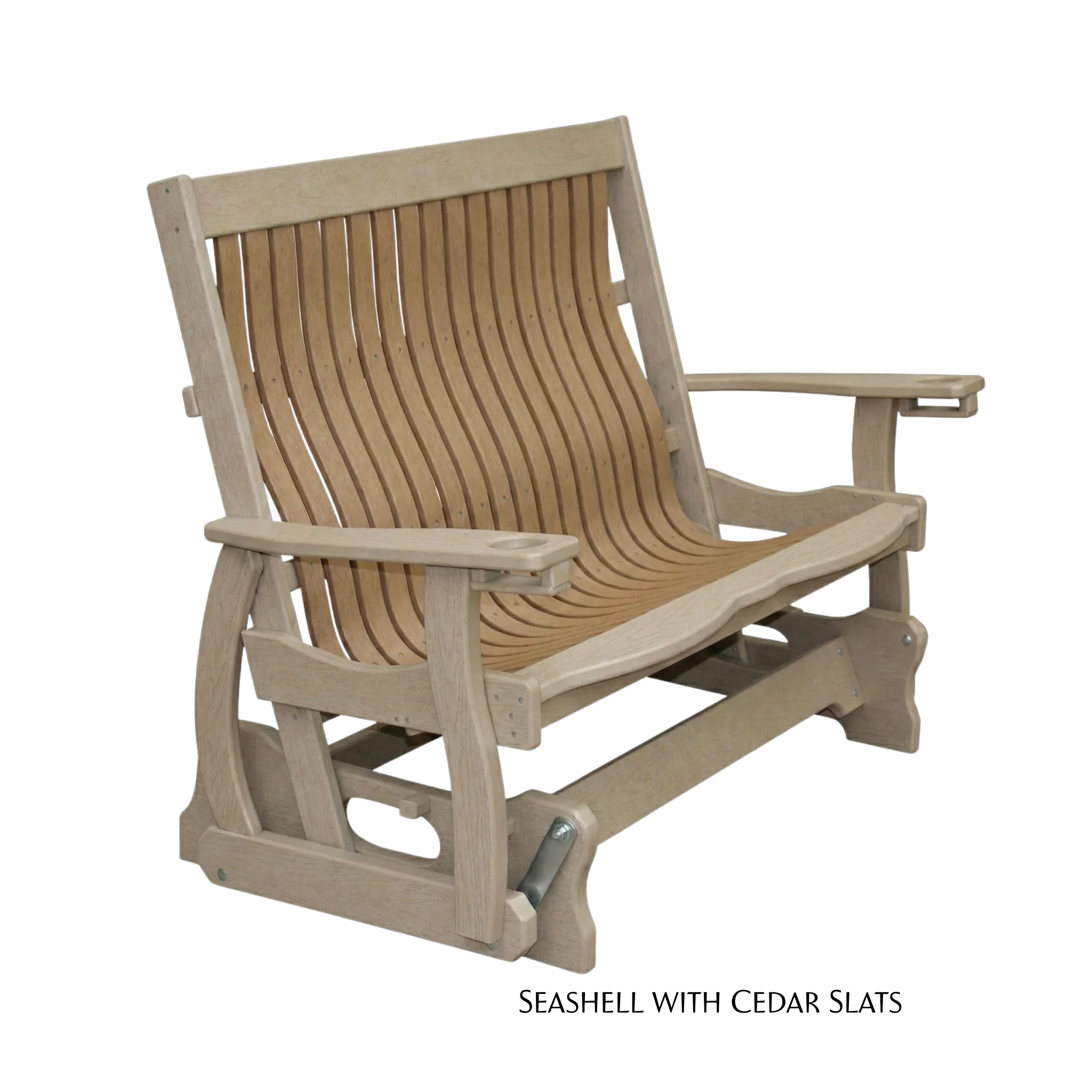 Mission Style Glider Bench