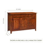 Shenandoah 3-Door Sideboard