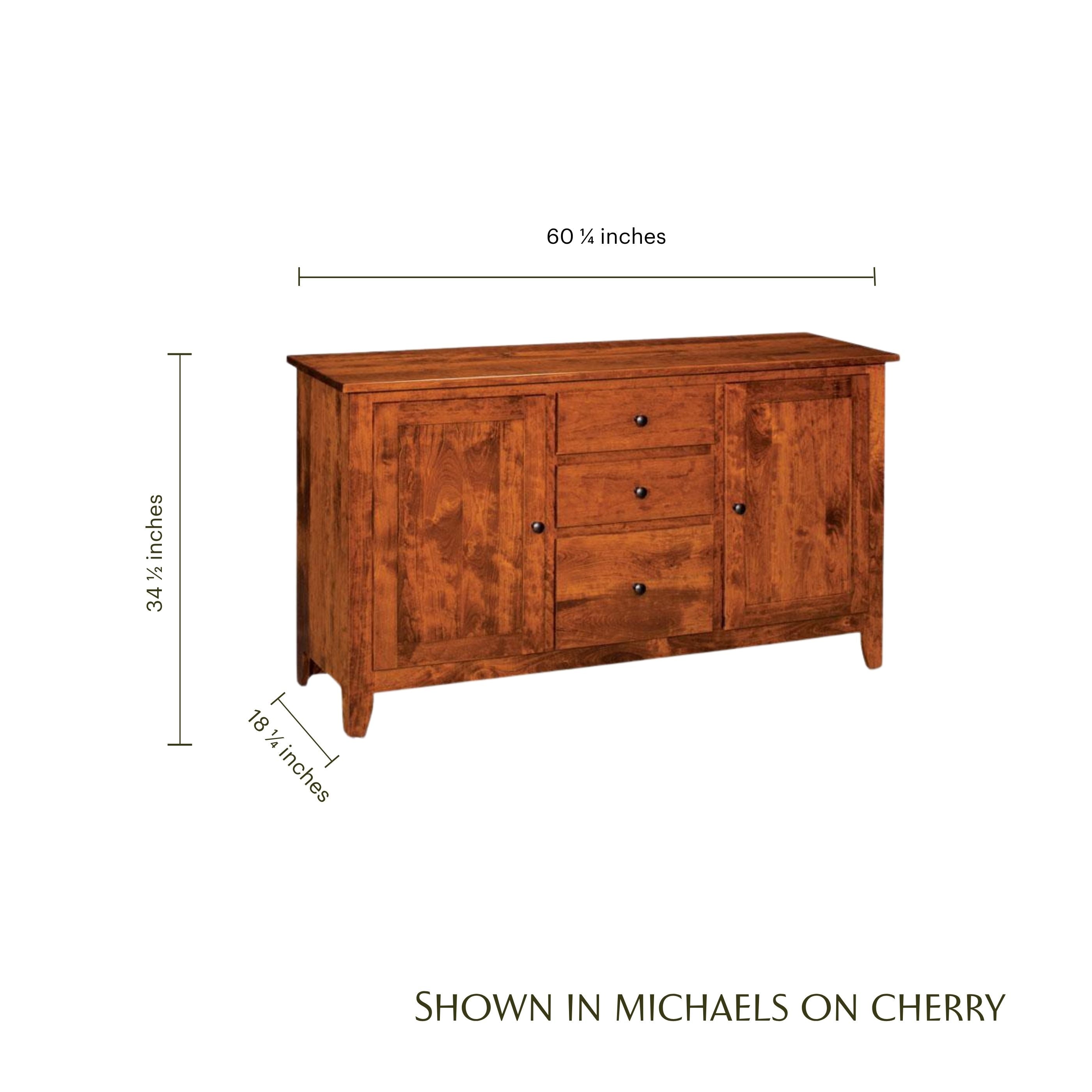 Shenandoah Hutch Base, 60 1/4 inch