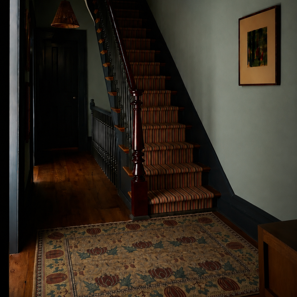 Oak Park Gold Hand Knotted Rug