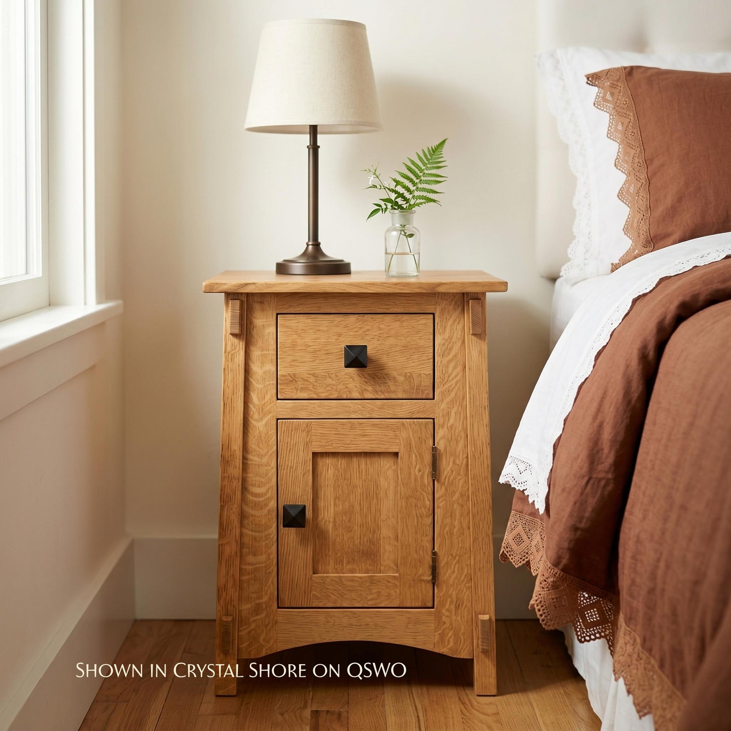 McCoy 1 Door Nightstand