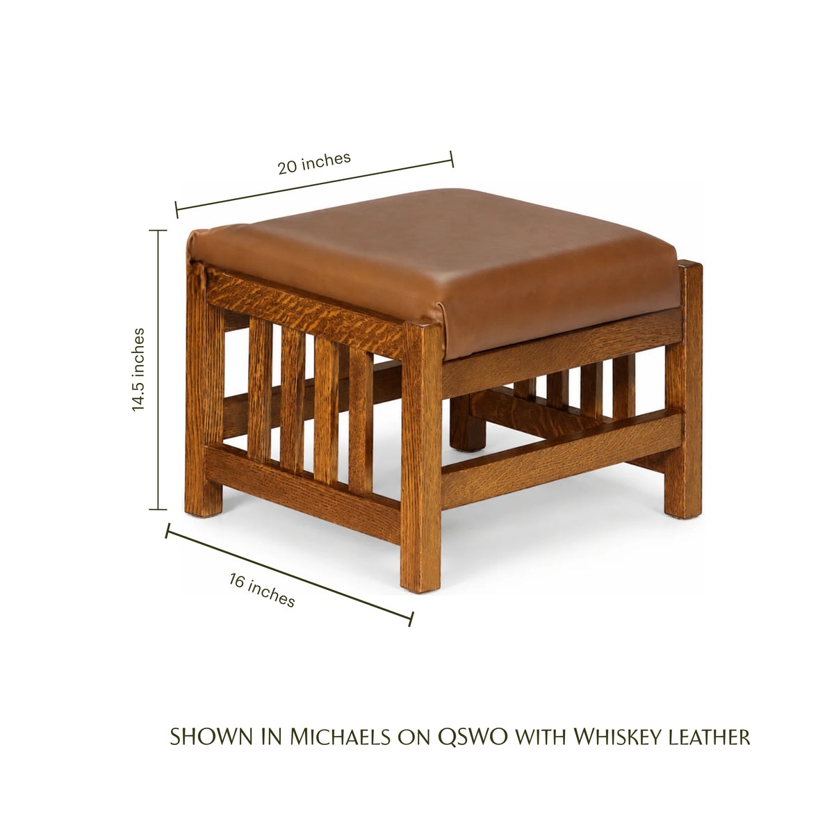 Spindle Morris Ottoman