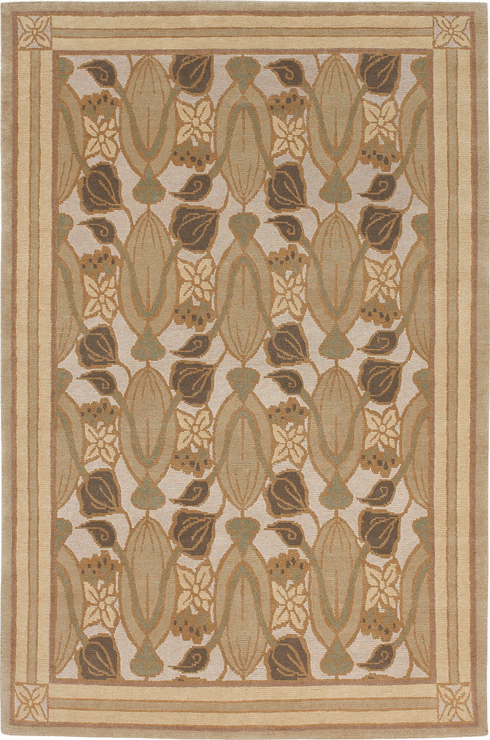 CLEARANCE- Tulips Buttercream Rug- 3x5