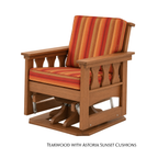 Craftsman Patio Swivel Glider Chair with Cushion