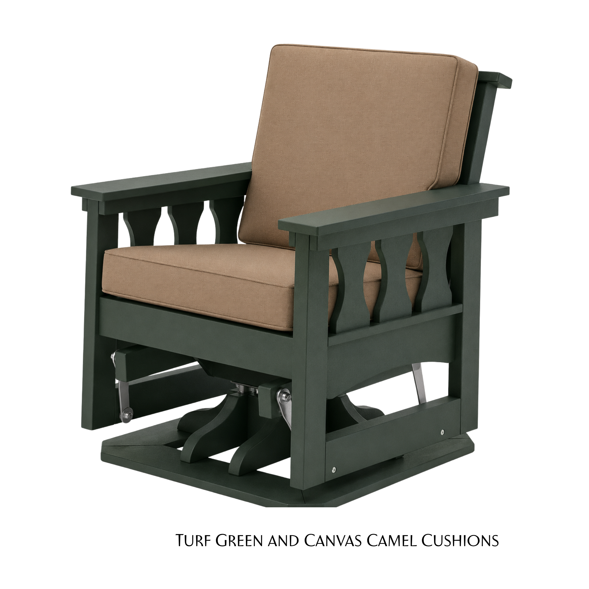 Craftsman Patio Swivel Glider Chair with Cushion