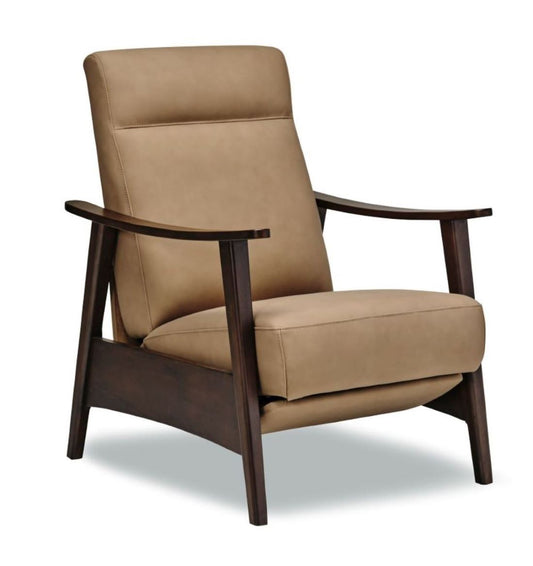 Express Ship Vern Leather Accent Chair