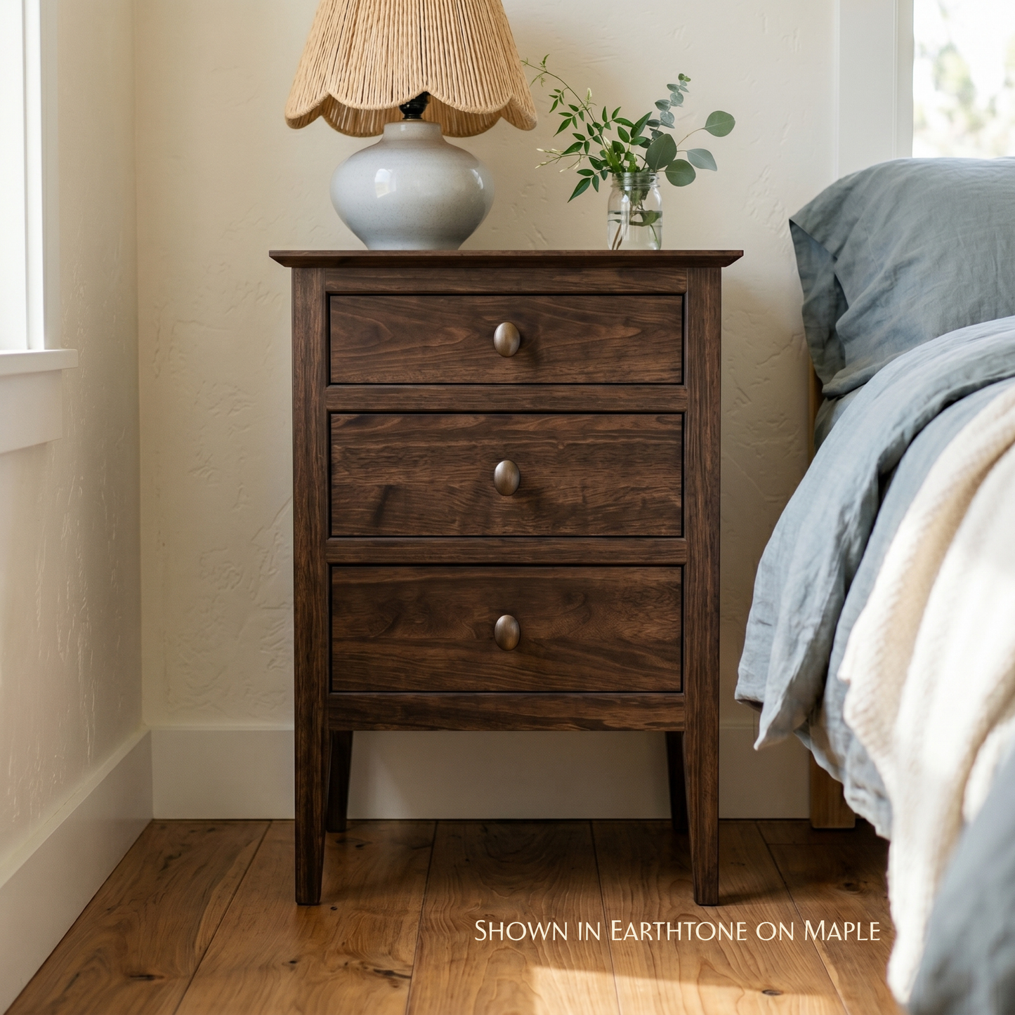 Waterford 3-Drawer Nightstand