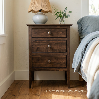 Waterford 3-Drawer Nightstand