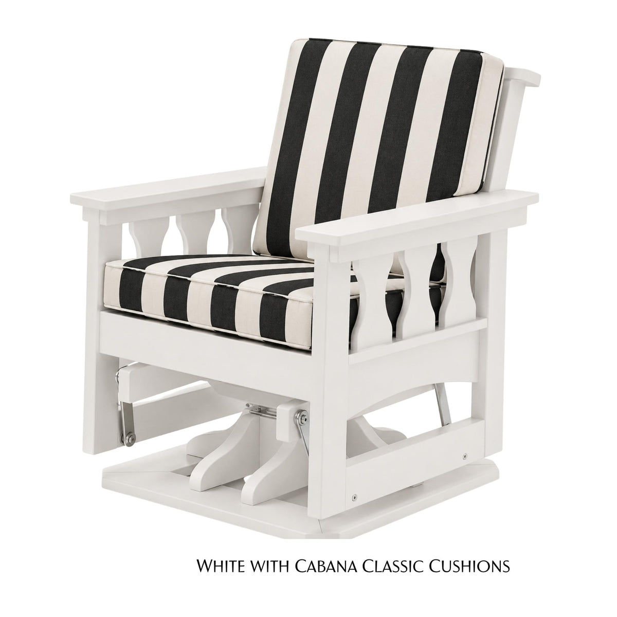 Craftsman Patio Swivel Glider Chair with Cushion