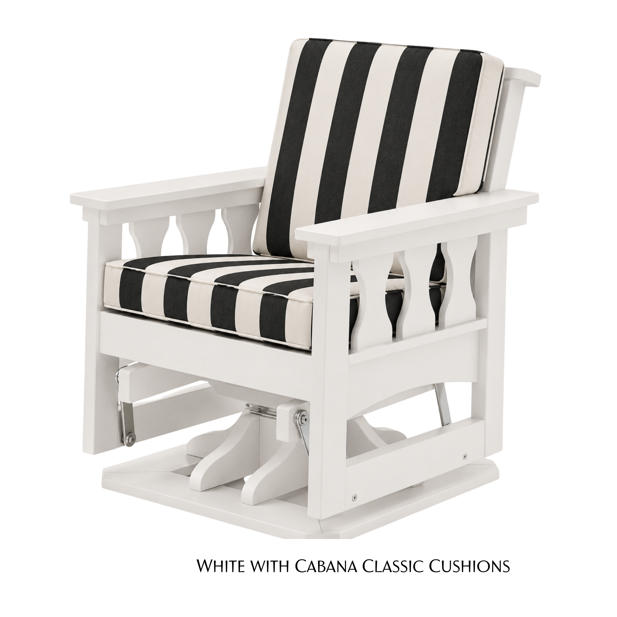 Craftsman Patio Swivel Glider Chair with Cushion
