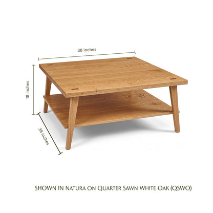 Zemple Modern Square Coffee Table