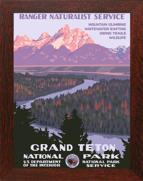 Grand Tetons National Park Poster