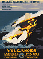 Volcanoes National Park Poster