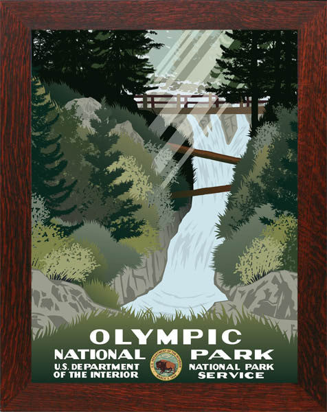 Olympic National Park Poster