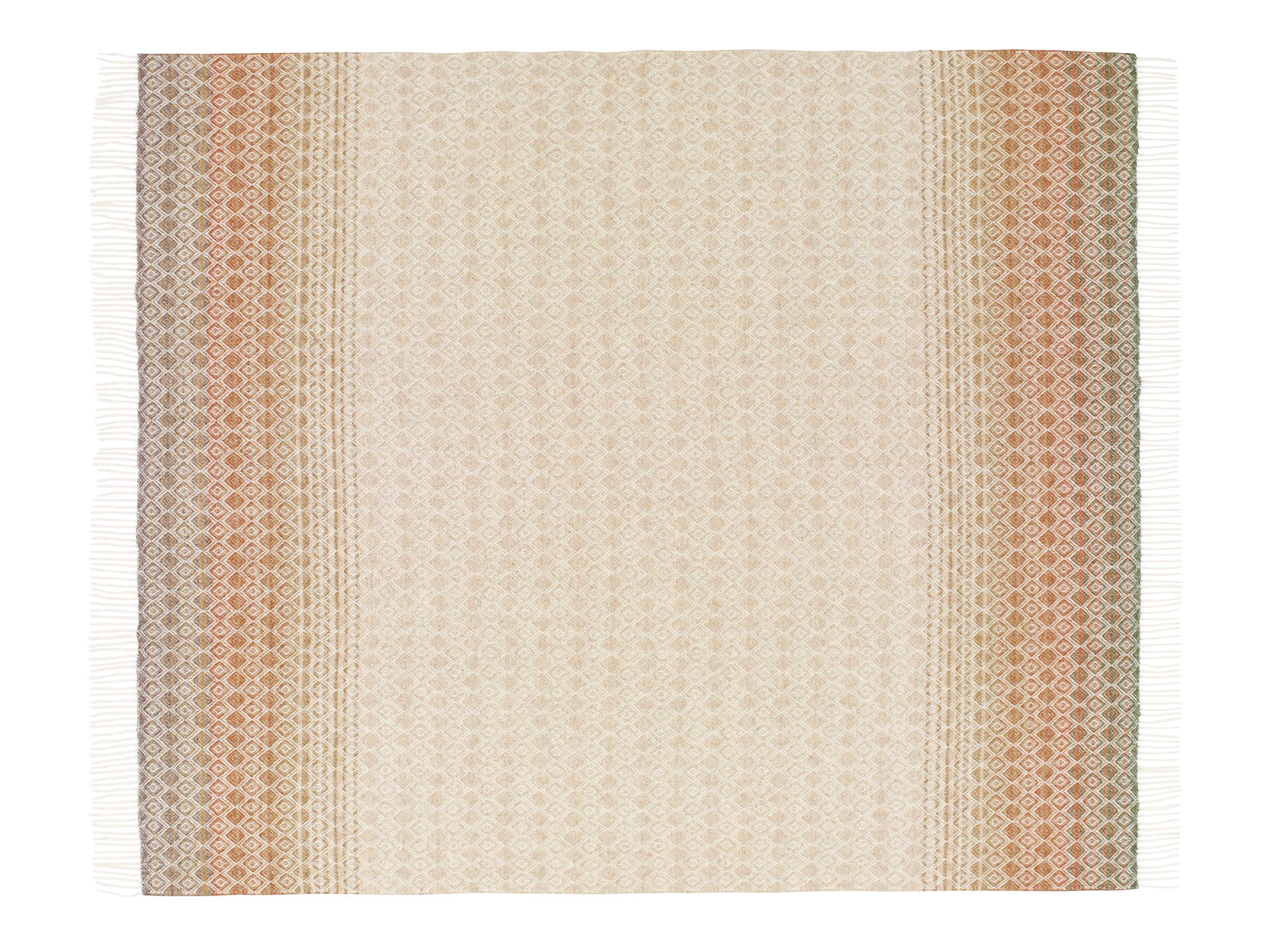 Ombre Diamond Range  Merino Lambswool Throw