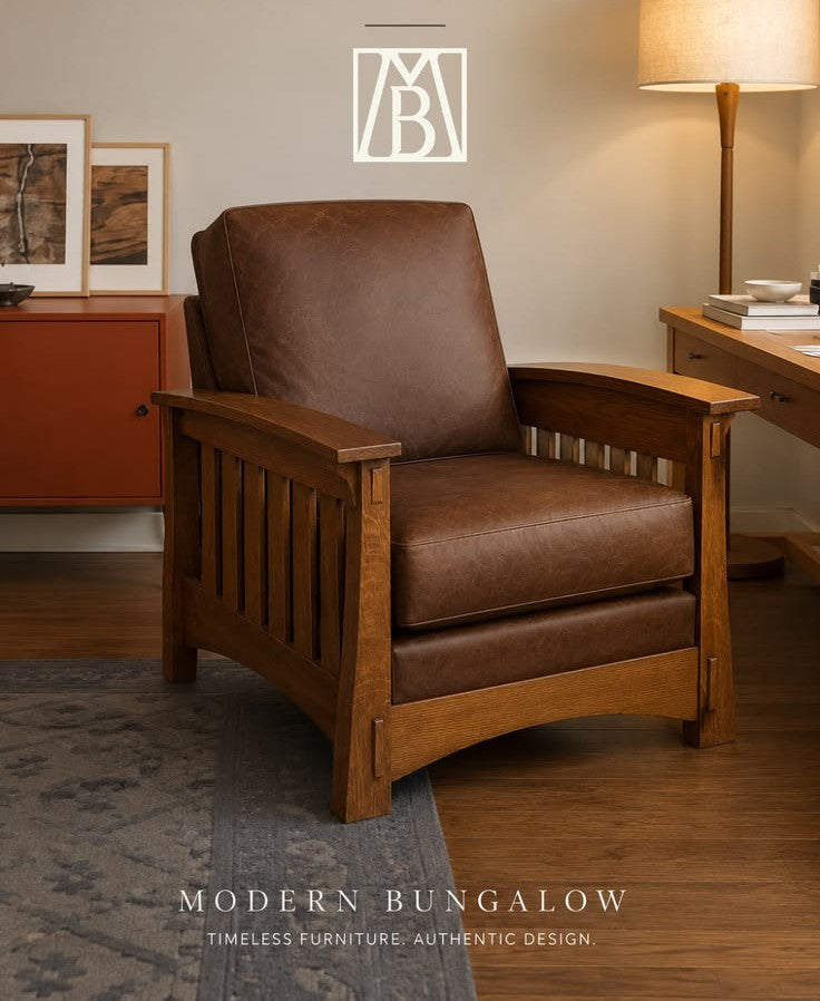 Highland Wood Arm Accent Chair