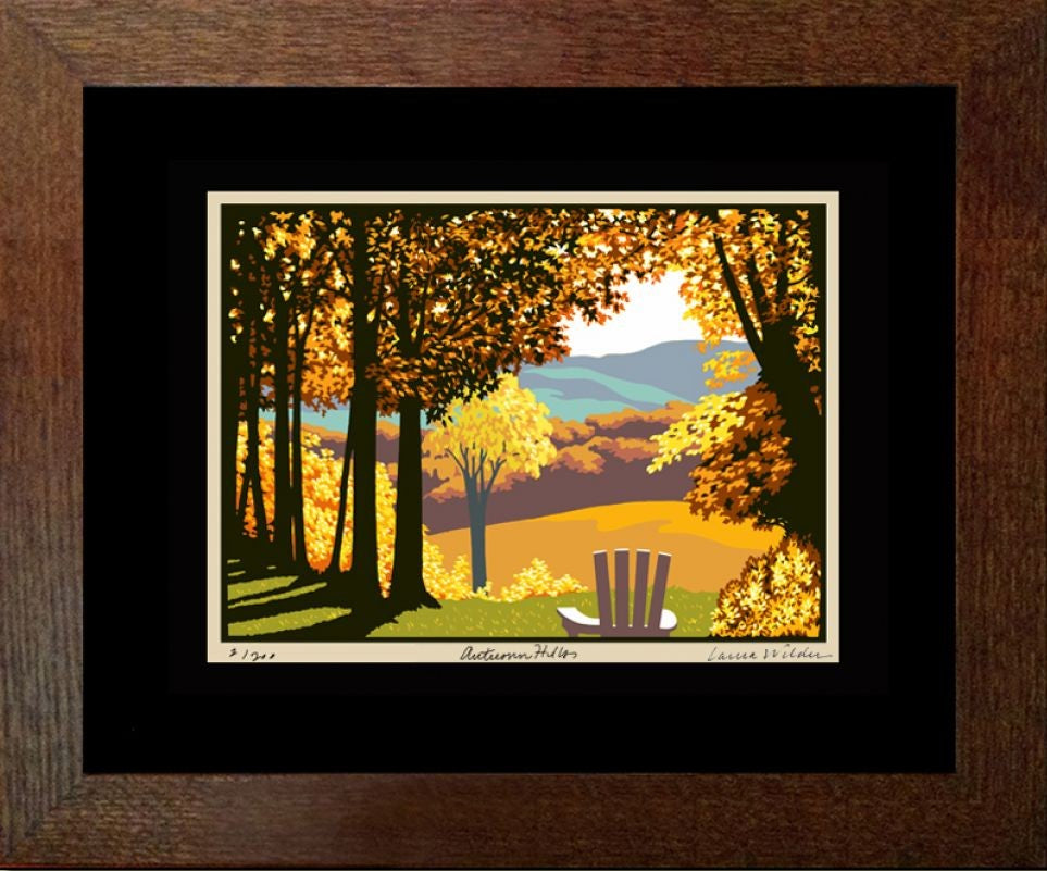 Laura Wilder Autumn Hills Print