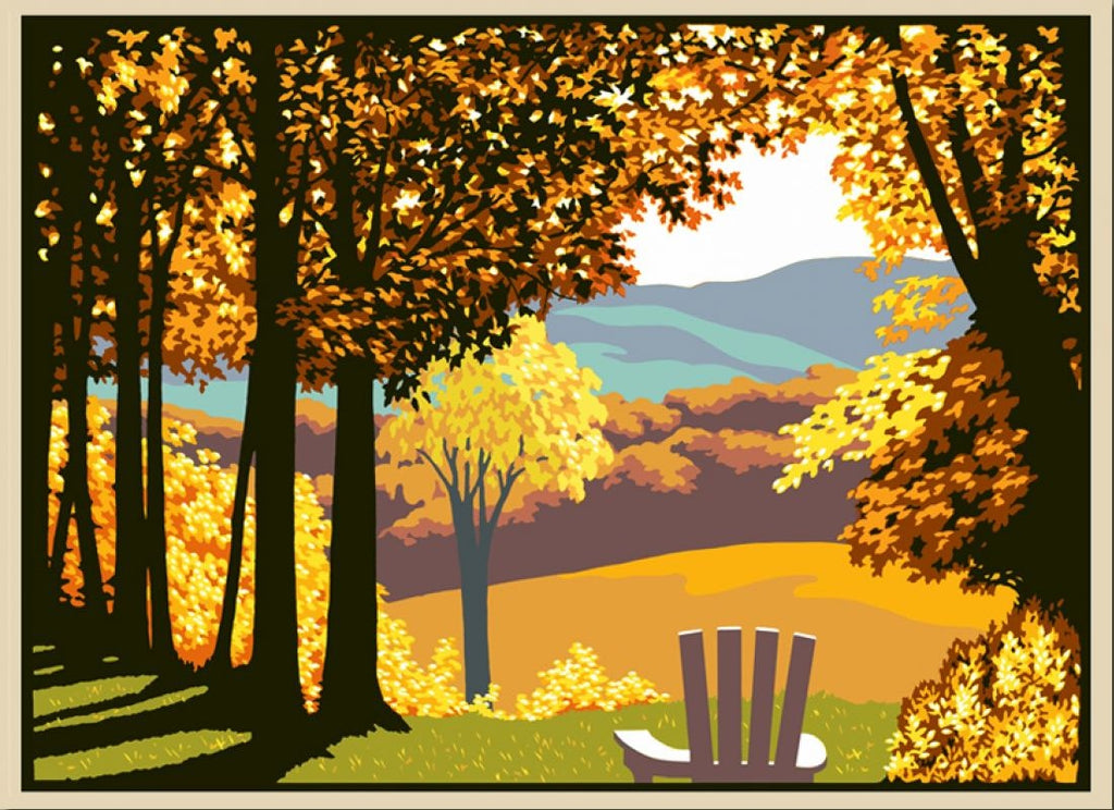 Laura Wilder Autumn Hills Print