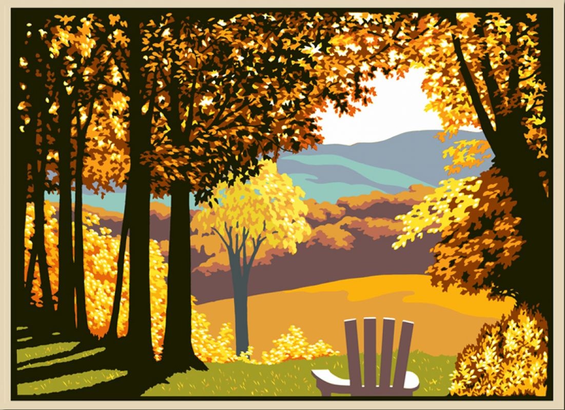 Laura Wilder Autumn Hills Print