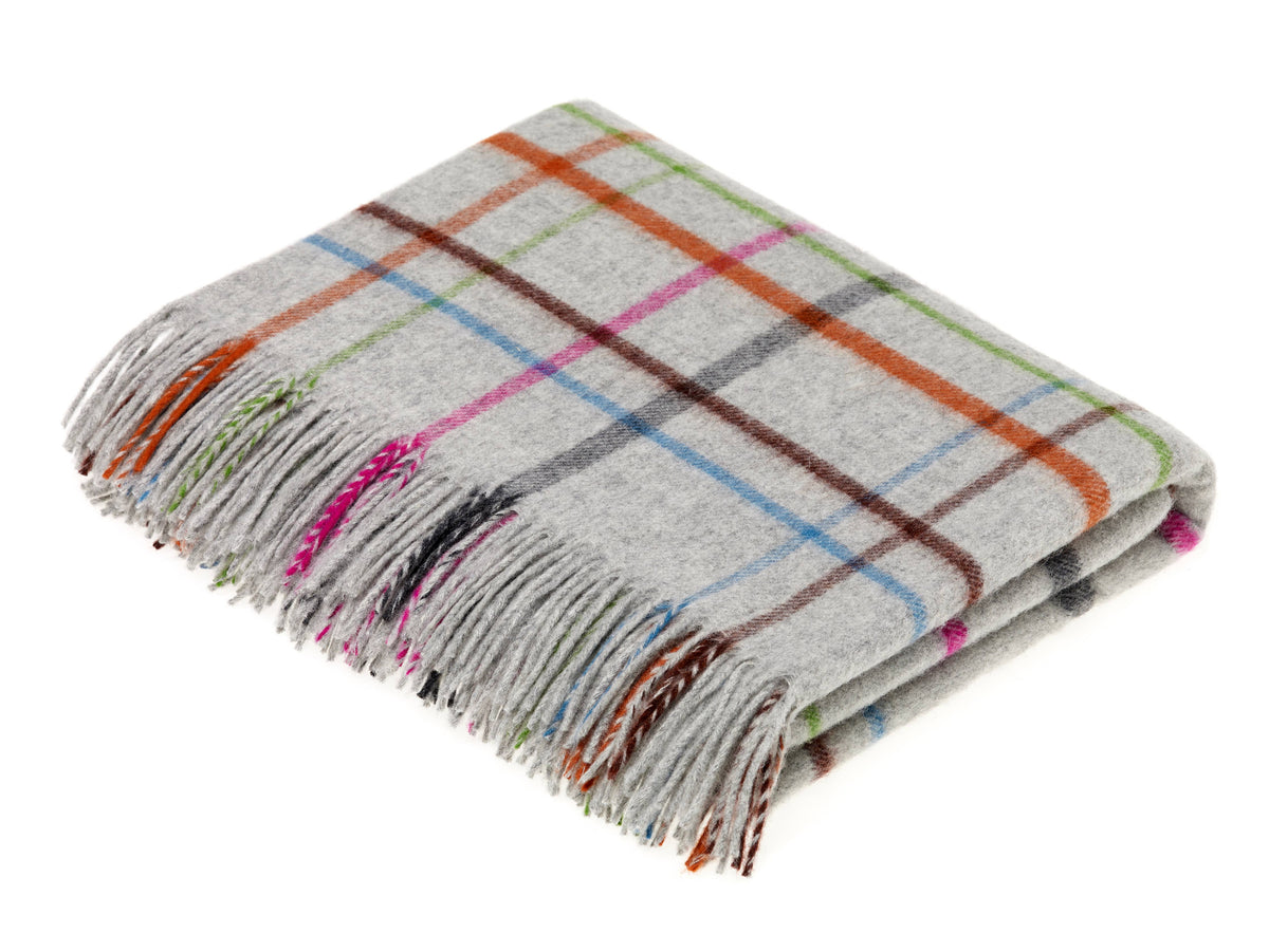 Windowpane Merino Lambswool Throw