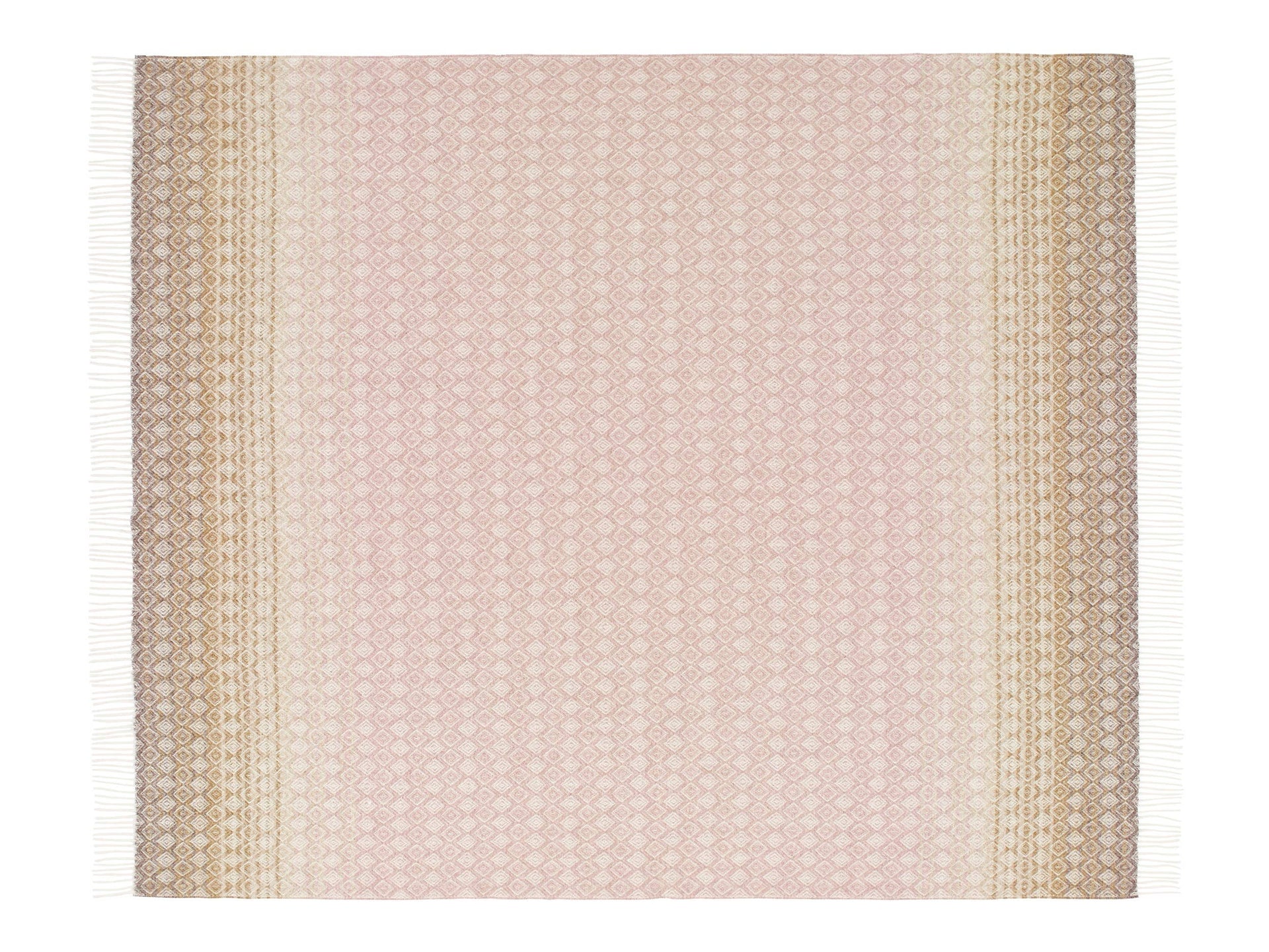 Ombre Diamond Range  Merino Lambswool Throw