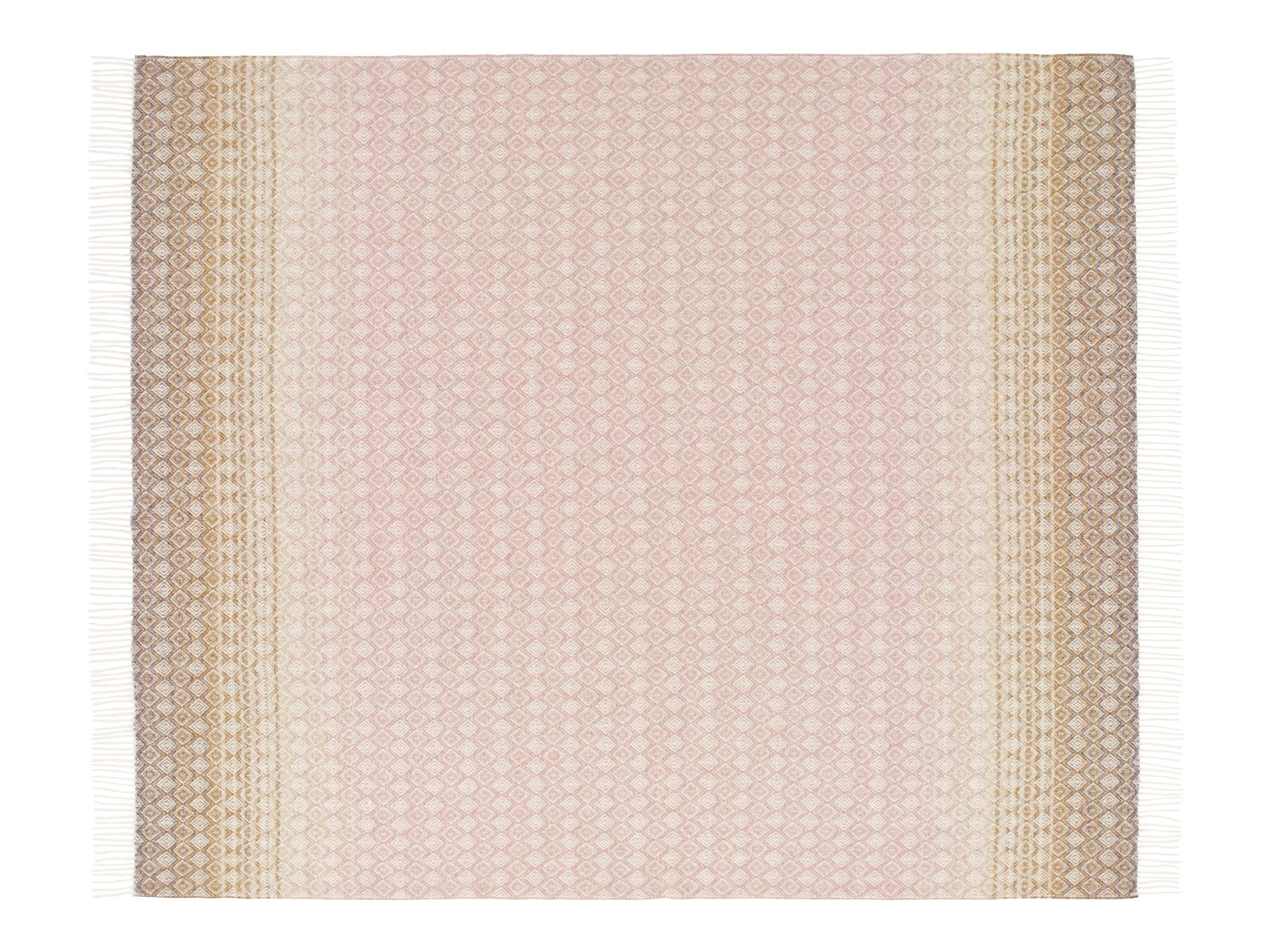 Ombre Diamond Range  Merino Lambswool Throw