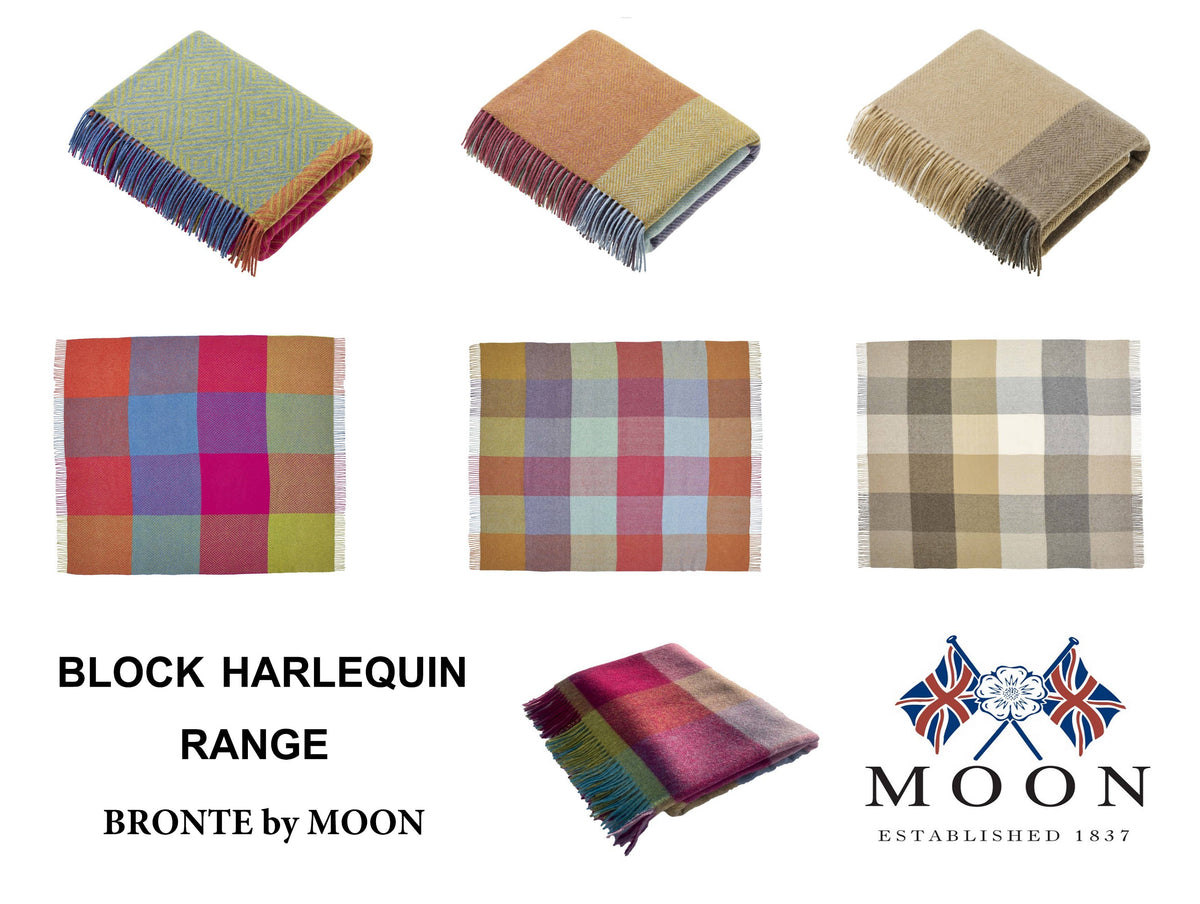 Block Harlequin Range Merino Lambswool Throw
