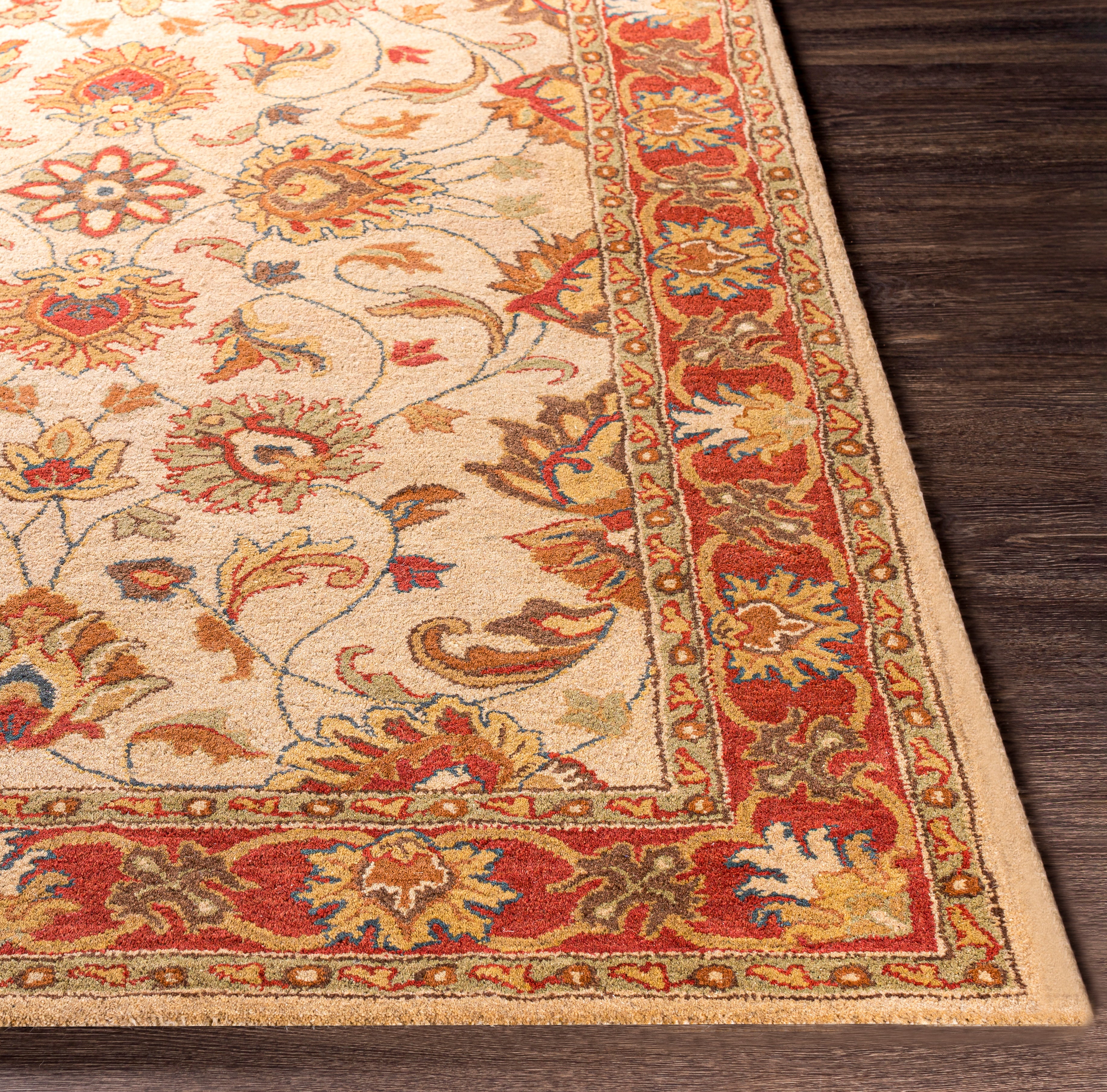 Caesar Ivory Hand-Tufted Rug