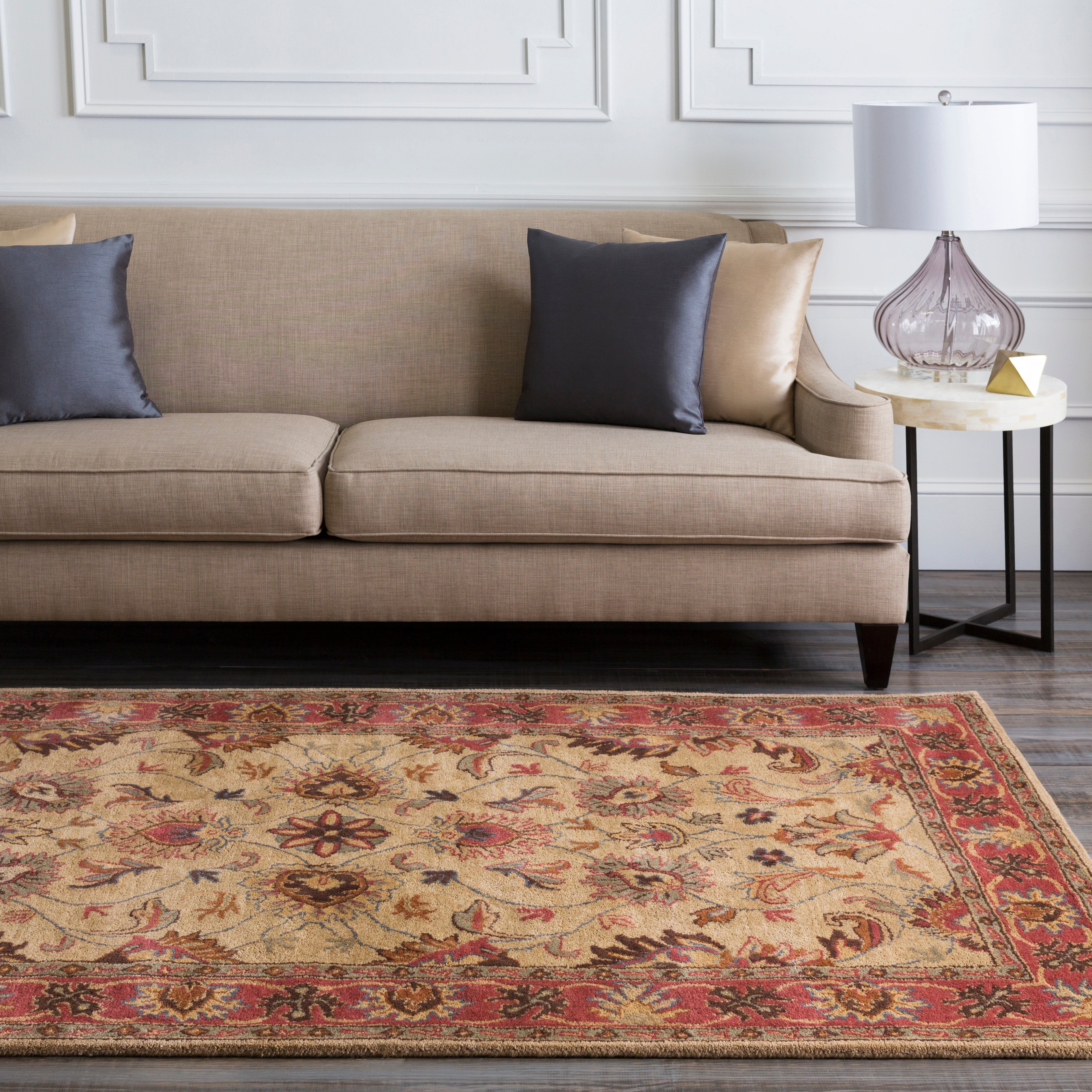 Caesar Ivory Hand-Tufted Rug