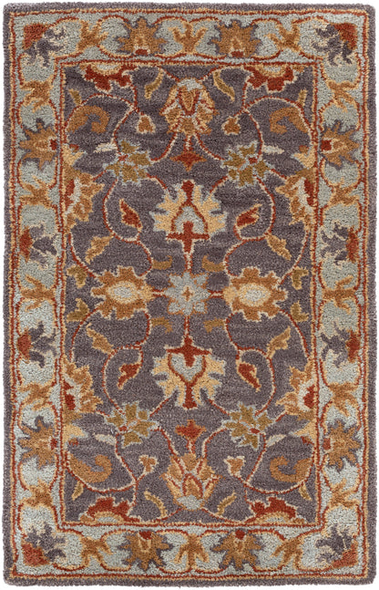 Nobility Steel Hand-Tufted Rug