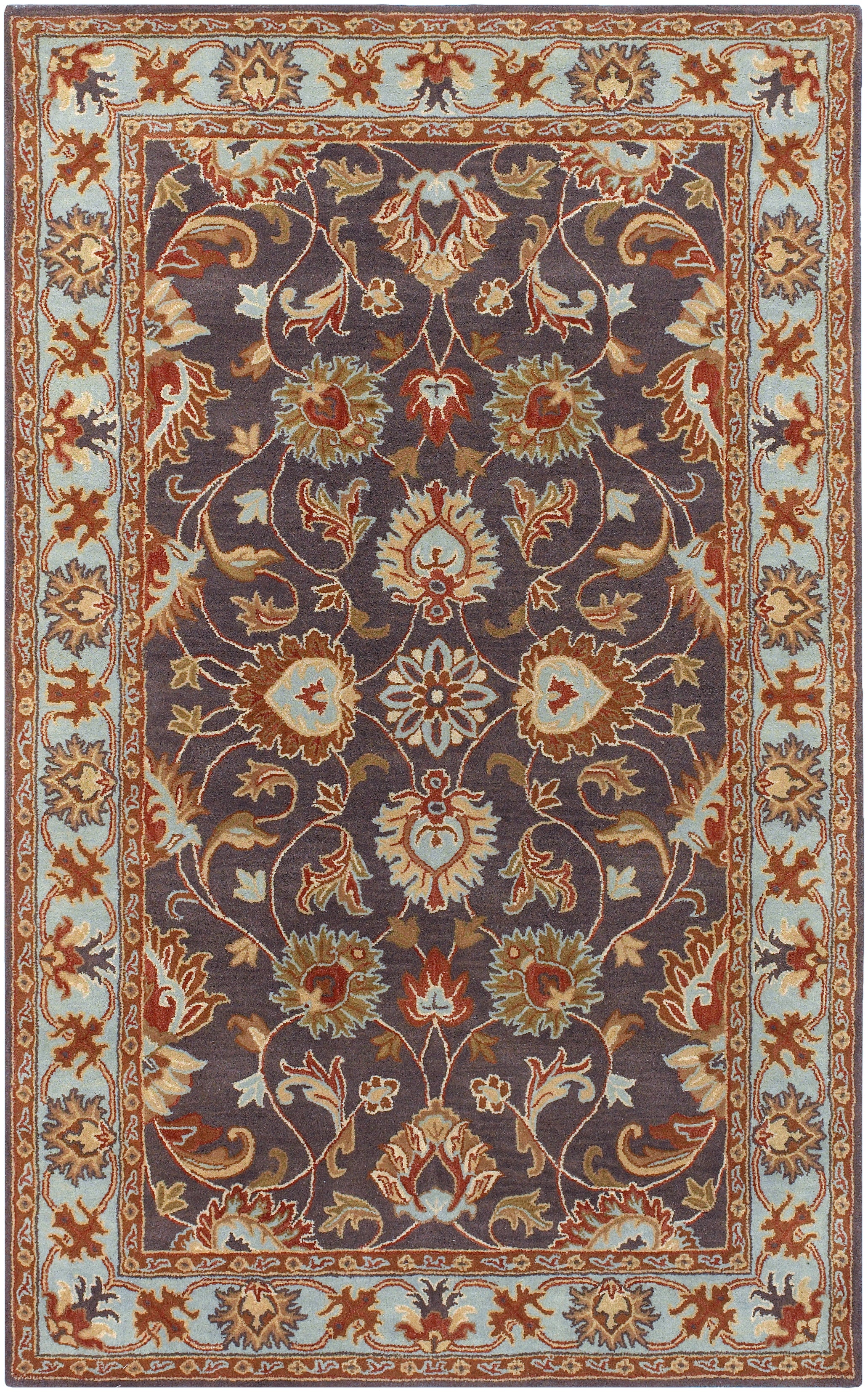 Nobility Steel Hand-Tufted Rug