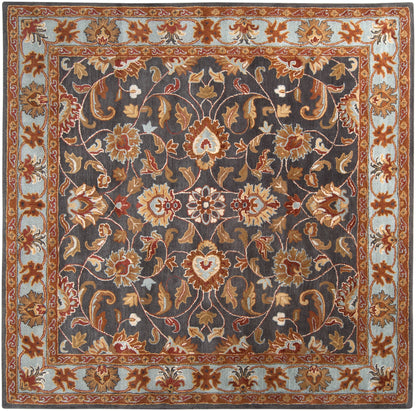 Nobility Steel Hand-Tufted Rug