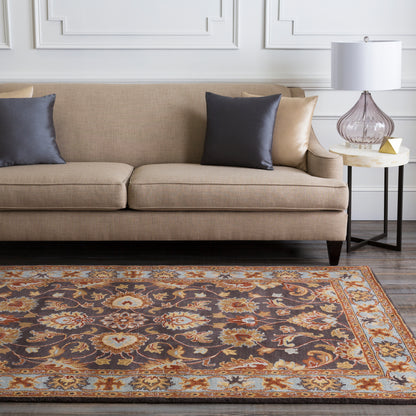 Nobility Steel Hand-Tufted Rug