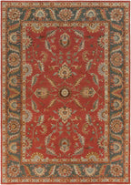 Nobility Rust Hand-Tufted Rug