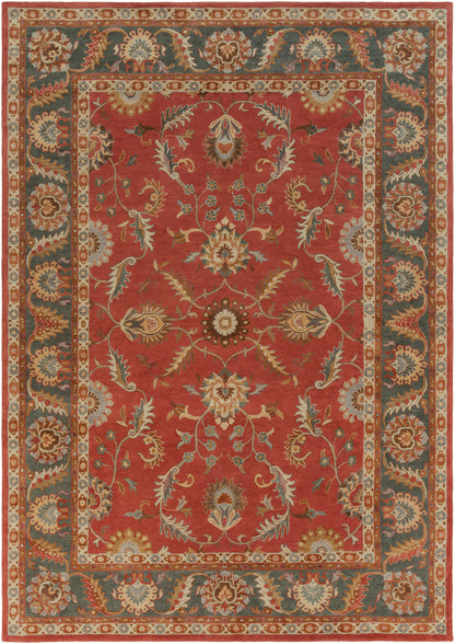 Nobility Rust Hand-Tufted Rug