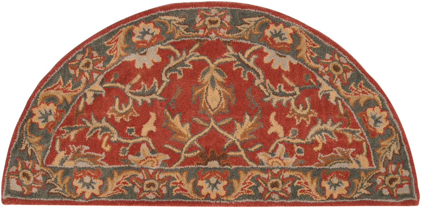 Nobility Rust Hand-Tufted Rug