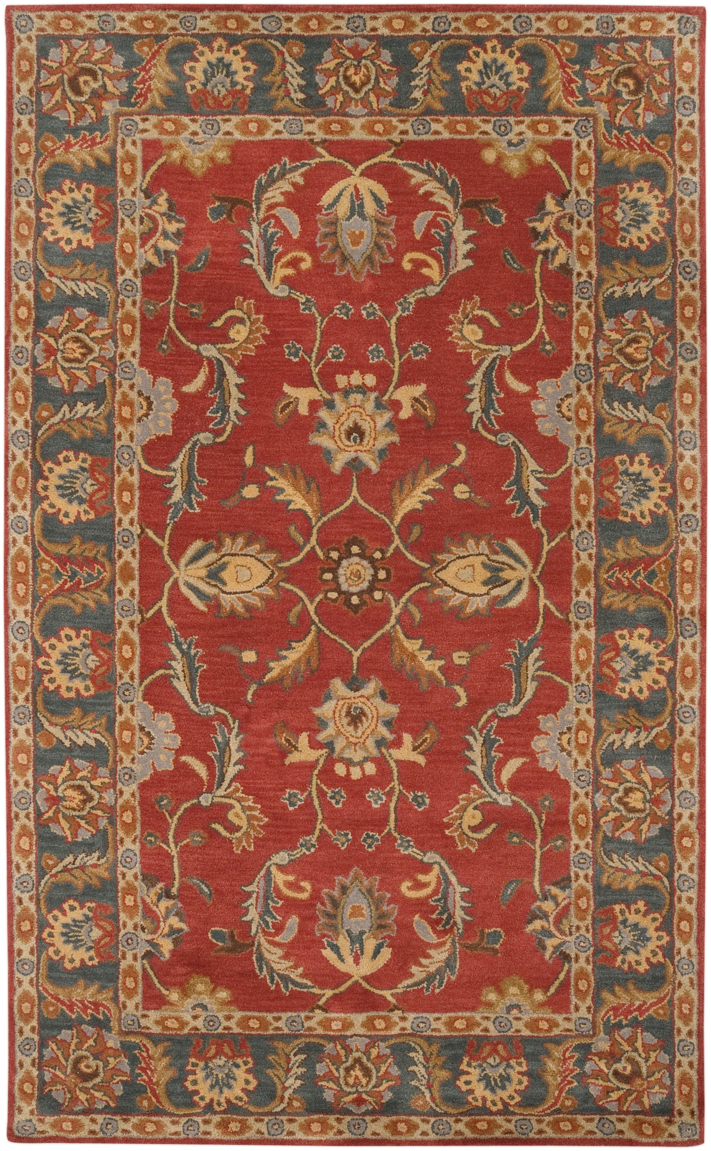 Nobility Rust Hand-Tufted Rug