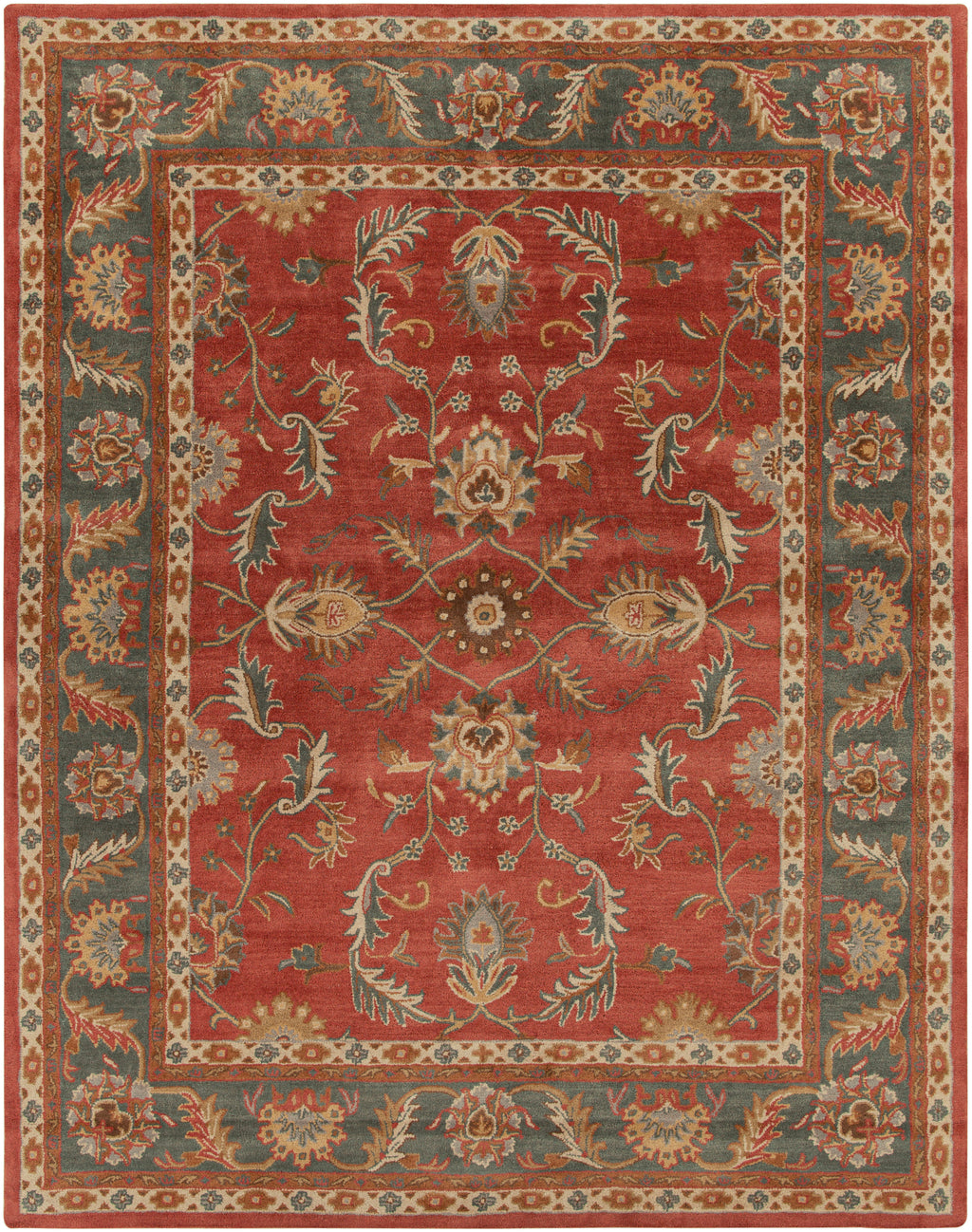 Nobility Rust Hand-Tufted Rug