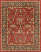 Nobility Rust Hand-Tufted Rug