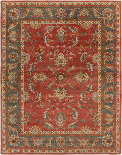 Nobility Rust Hand-Tufted Rug