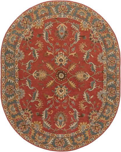 Nobility Rust Hand-Tufted Rug